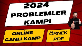 2024 Problemler Online CANLI KAMP BAÅLIYOR   2024 DGS KPSS ALES YKS Problemler [upl. by Ariella]