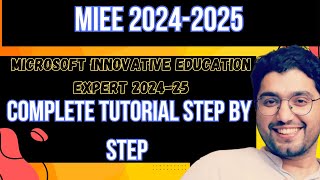 MIEE 20242025 Complete Tutorial Step by Step HDahsaan yaseen [upl. by Noitna]