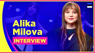 Interview with Alika Milova — Eesti Laul Eurovision Estonia 2023 🇪🇪 [upl. by Biddle]