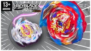 UPPER ATTACK DESTROYS ALL Infinite Achilles VS Rage Luinor Beyblade Burst Pro Series Battle 13 [upl. by Geier]