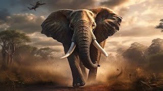 Elephant 🐘  elephant life in desert wildlife nationalgeographic shortvideo [upl. by Noivaz39]