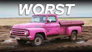 20 Worst American Pickup Trucks in US History [upl. by Aitnecserc]