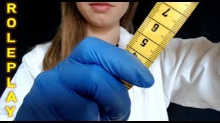 ASMR français ROLEPLAY Médecin soins intensifs  hand movements Gloves light for sleep [upl. by Ahsinhoj519]