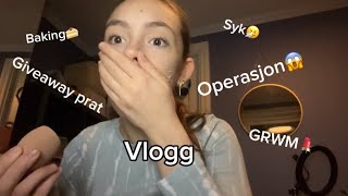 OPERASJON😱GRWM💄GIVEAWAY PRAT [upl. by Gleason]