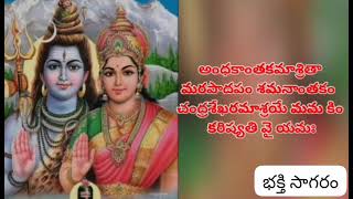 Chandrasekhara Ashtakam Siva stotram శ్రీ చంద్రశేఖరాష్టకం sung by Bhavanarayana Chinni [upl. by Thorn]