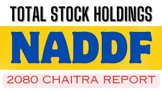 NIC Asia Dynamic Debt Fund  NADDF  2080 Chaitra Report  Total Stock Holdings [upl. by An]