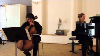 Sonata for Cello and Piano Op 21  I by Henrique Oswald [upl. by Ahsilram]