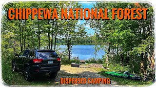 Chippewa National Forest Secluded Lakeside Camping [upl. by Tini]