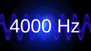 4000 Hz clean pure sine wave TEST TONE 4 khz frequency [upl. by Dilisio]