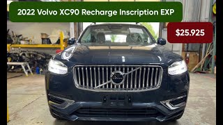 2022 Volvo XC90 Recharge Inscription EXP  25925 [upl. by Nnuahs]