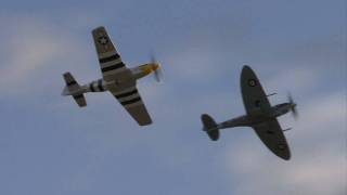 Ferocious Frankie and MH434 at Duxford [upl. by Prudie282]