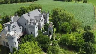 RavenStone Castle  Harvard IL  Drone Footage 7524 [upl. by Hnad738]