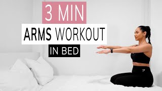 ARMS WORKOUT IN BED  simple everyday exercises at home [upl. by Cavit]