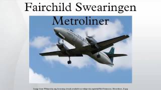 Fairchild Swearingen Metroliner [upl. by Hakeem]