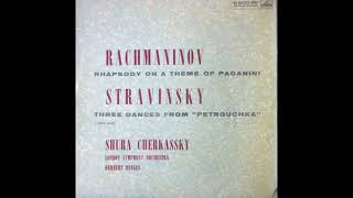 Stravinsky Three Dances From quotPetrouchkaquot for Piano Solo Shura Cherkassky 1951 [upl. by Cresa]