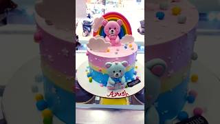 3D teddy cake 🧸🧸🧸viralvideos cake shorts subscribe teddy viralshortsytshorts [upl. by Ahsienom]