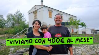 La famiglia che vive in autosufficienza con 400€ al mese [upl. by Xena]