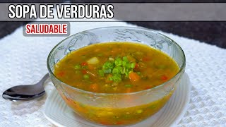 SOPA DE VERDURASrecetas para toda ocasión [upl. by Meehahs172]