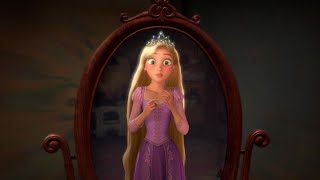 Tangled  Rapunzel realizes she’s the lost princess scene [upl. by Aracahs]