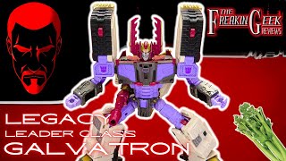 SPANK ME Legacy Leader GALVATRON Armada EmGos Transformers Reviews N Stuff [upl. by Tess]