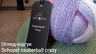 Оглядвідгук на пряжу Schoppel zauberball crazy [upl. by Gottfried862]