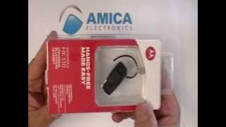 Amica Electronics Motorola Multipoint HK 110 Bluetooth Headset [upl. by Auston]