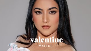 The ULTIMATE Valentines Soft Glam Makeup Tutorial [upl. by Yenohtna]