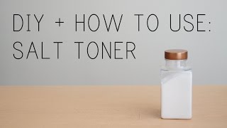 DIY Sea Salt Skin Toner  Procrastinating Pretty [upl. by Biegel]