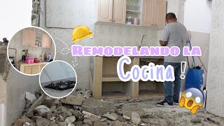 👷🏾‍♂️REMODELANDO LA COCINA 😱🎉No salio lo que esperabakelly Muñoz [upl. by Eitsym]