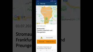 Update Stromausfall  FrankfurtEckenheim und Preungesheim [upl. by Asilehs]