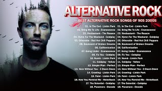 Alternative Rock Of The 90s 2000s  Linkin park Creed AudioSlave Hinder Nickelback Evanescence [upl. by Adyela341]