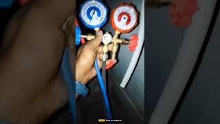 AC R32 ka running pressureshorts viralvideo acwork [upl. by Martha]