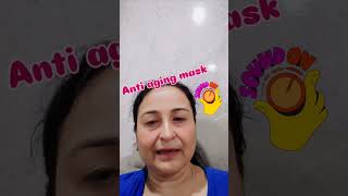 Anti aging mask reels contentcretor creator beauty tips antiaging mask [upl. by Flavia]