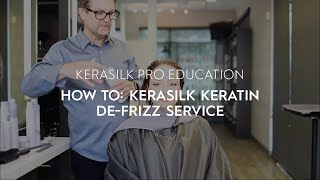 Hair DeFrizz Salon Keratin Treatment Tutorial  KERASILK [upl. by Eunice968]