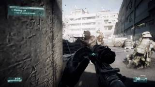 Battlefield 3 Gameplay PC Ep1 quotBad Part of Townquot [upl. by Latton]