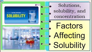 Science 7  Factors affecting Solubility [upl. by Ardnyk]