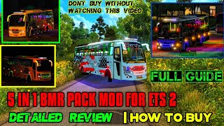 BMR PACK FOR ETS 2  LED KING🔥  FULL ON MOD  HOW TO BUY  DETAILED REVIEW [upl. by Yajet]