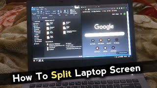 How To Split Laptop Screen With Keyboard Shortcut Keys  how to split laptop screen into two [upl. by Bron]