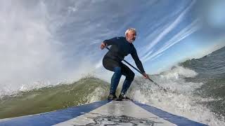 SUP Surfing  Wijk aan Zee 290924 [upl. by Airrotal759]