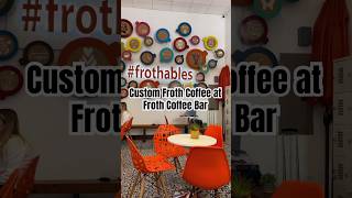 ☕ Froth Coffee Bar Experience  Haslet’s Trendiest Spot for Custom Froth Art 🎨 [upl. by Charie]