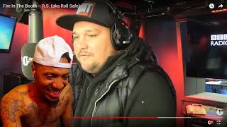 Fire In The Booth – RS aka Roll Safe  REACTION Part 2 [upl. by Aihsekat]