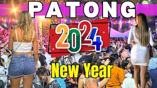 Thailand New Year Party 2024  Patong Phuket  Bangla Road Countdown [upl. by Ellehsem13]