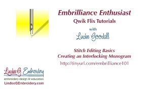 How to Customize a Monogram in Embrilliance Enthusiast [upl. by Sucramel]