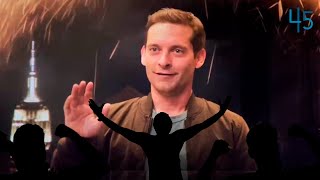 Las MEJORES REACCIONES del Público al ver a TOBEY MAGUIRE [upl. by Den]