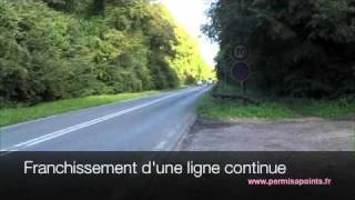 Franchissement dune ligne continue [upl. by Ateikan]