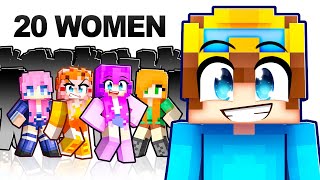 20 WOMEN vs NICO In Minecraft [upl. by Chrystel]