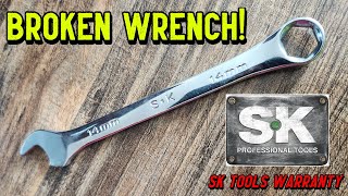 My SKToolsUSA Warranty Experience Getting A Free Wrench Replacement by GettinJunkDone [upl. by Aidam]