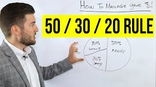 How To Manage Your Money 503020 Rule [upl. by Cordell779]