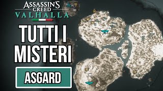 ASSASSINS CREED VALHALLA ITA  Asgard  Tutti i Misteri [upl. by Ardolino]