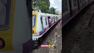 🔥PanvelCSMT amp BandraCSMT Both Trains Entered at the same time in Wadala Road Station train rail [upl. by Yemac]